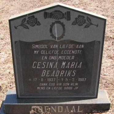 ODENDAAL Gesina Maria Beadriks 1937-1987