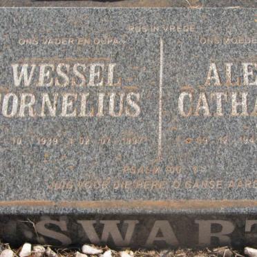 SWART Wessel Cornelius 1939-1997 &amp; Aletta Catharina 1945-