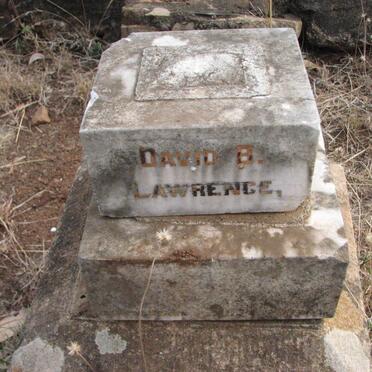 LAWRENCE David B.  -1898