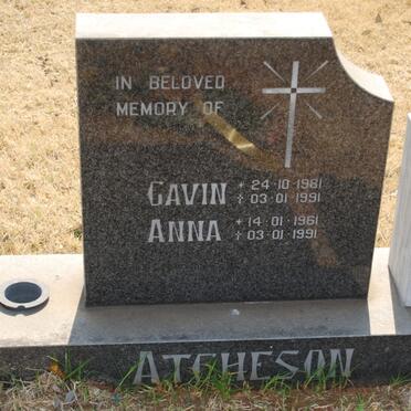 ATCHESON Gavin 1981-1991 :: ATCHESON  Anna 1961-1991