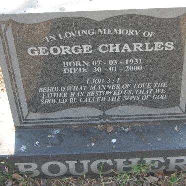 BOUCHER George Charles 1931-2000