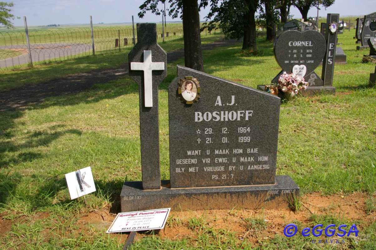 BOSHOFF A.J. 1964-1999