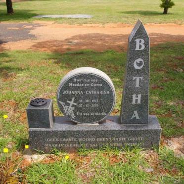 BOTHA Johanna Catharina 1937-2005