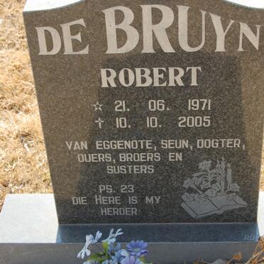 BRUYN Robert, de 1971-2005