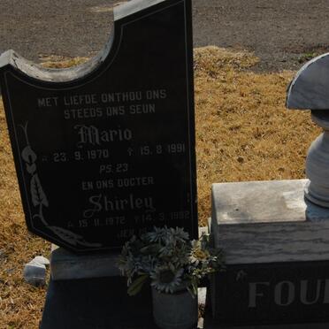 FOULDS Mario 1970-1991 &amp; Shirley 1972-1992?