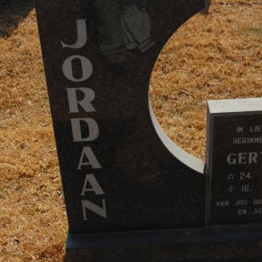 JORDAAN Gert J.D. 1972-1998