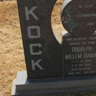 KOCK RUdolph Willem Dawid 1965-1993