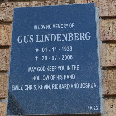 LINDENBERG Gus 1939-2006