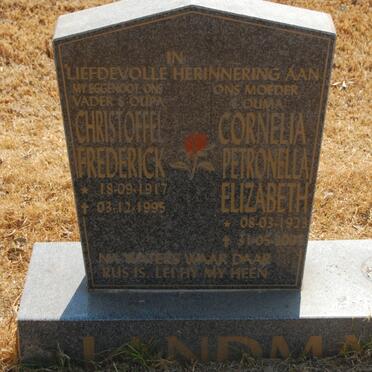 LANDMAN Christoffel Frederick 1917-1995 &amp; Cornelia Petronella Elizabeth 1929-2005