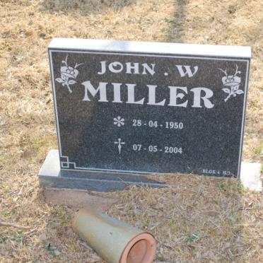MILLER John W. 1950-2004