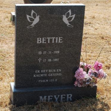 MEYER Bettie 1928-1997