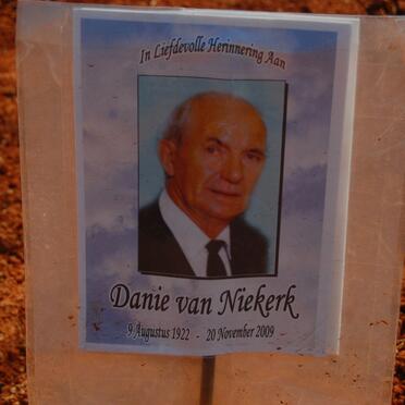 NIEKERK Danie, van 1922-2009