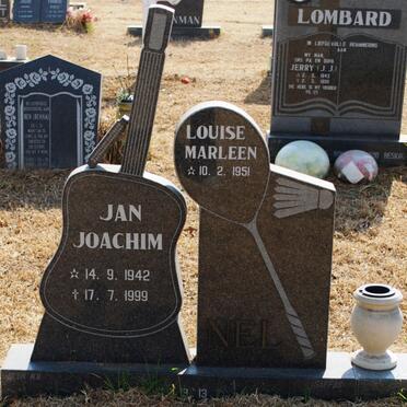 NEL Jan Joachim 1942-1999 &amp; Louise Marleen 1951-
