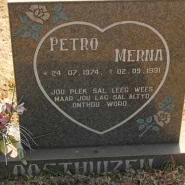 OOSTHUIZEN Petro Merna 1974-1991