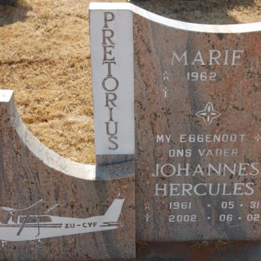 PRETORIUS Johannes Hercules 1961-2002 &amp; Marie 1962-