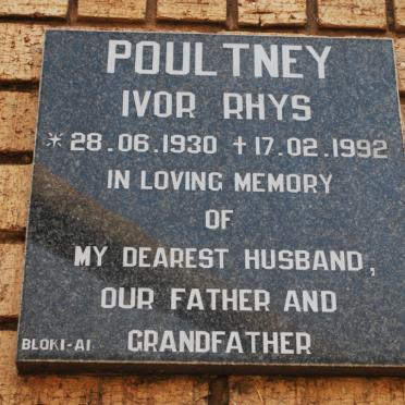 POULNEY Ivor Rhys 1930-1992