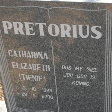 PRETORIUS Catharina Elzabeth 1925-2000
