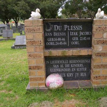 PLESSIS Izak Jacobus, du 1944- &amp; Ann Brenda 1946-2004