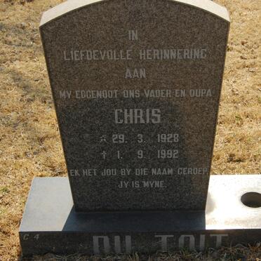TOIT Chris, du 1928-1992