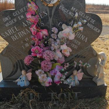 TOIT Sarel Andries Bernardus, du 1919-2007 &amp; Anna Catharina 1929-1991