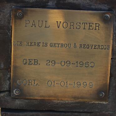 VORSTER Paul 1960-1999