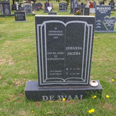 WAAL Johanna Jacoba, de 1914-2007