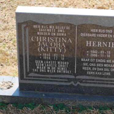 ? Hernie 1942-2006 &amp;  Christina Jacoba 1940-1998