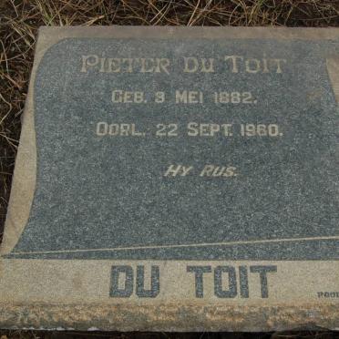 TOIT Pieter, du 1882-1960