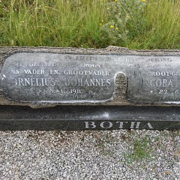 BOTHA Cornelius Johannes 1911-1982 &amp; Jacoba Susanna 1915-1999