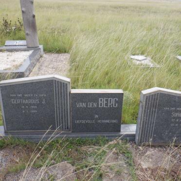 BERG Gerthardus J., van den 1905-1984 &amp; Sophia M. 1904-1980