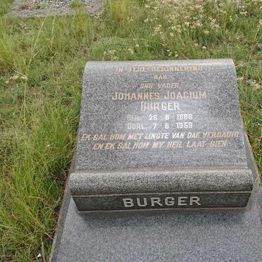 BURGER Johannes Joachim 1886-1958