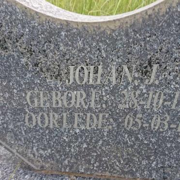 BRITS Johan J. 1930-1991