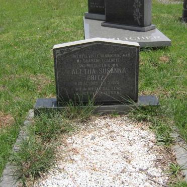 BRITZ Aletha Susanna 1909-1975