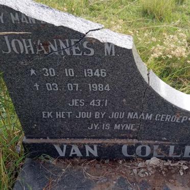 COLLER Johannes M., van 1946-1984
