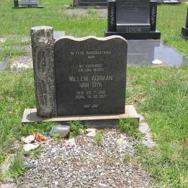 DYK Willem Adriaan, van 1912-1971