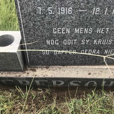 EBERSOHN Abraham Lodevicus 1916-1987