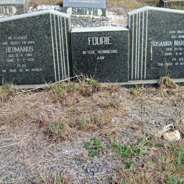 FOURIE Hermanus 1910-1976 &amp; Susanna Maria Josina 1915-1990