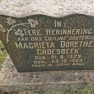 GROESBEEK Magrieta Dorethea 1929-1929
