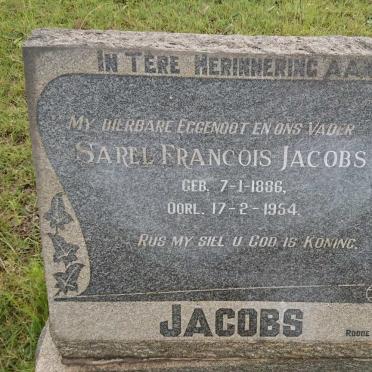 JACOBS Sarel Francois 1886-1954