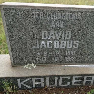 KRUGER David Jacobus 1910-1993
