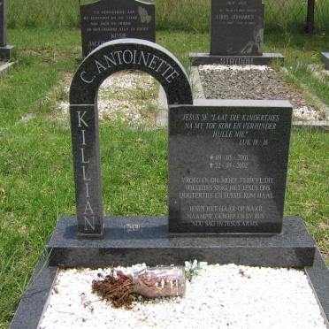 KILLIAN C. Antoinette 2001-2002