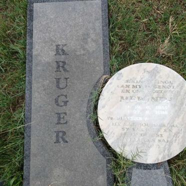 KRUGER Merinda 1955-1996