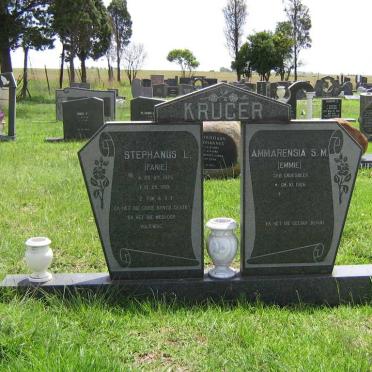 KRUGER Stephanus L. 1925-1989 &amp; Ammarensia S.M. GROESBEEK 1926-