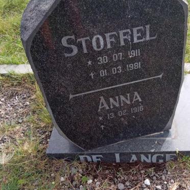 LANGE Stoffel, de 1911-1981 &amp; Anna 1916-
