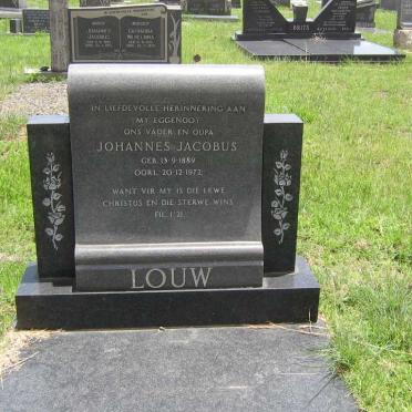 LOUW Johannes Jacobus 1889-1972