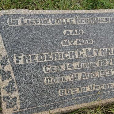 MYNHARDT Frederick G. 1871-1937