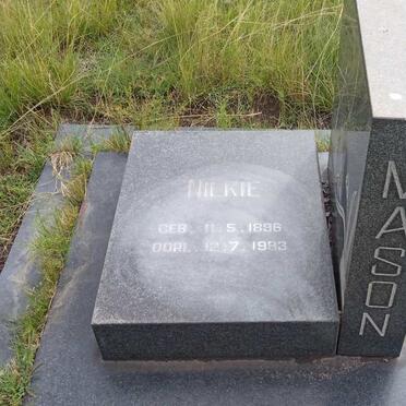 MASON Niekie 1896-1983