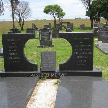 MERWE Willem Maartens, van der 1911- &amp; Maria Johanna Hendrika 1916-1983