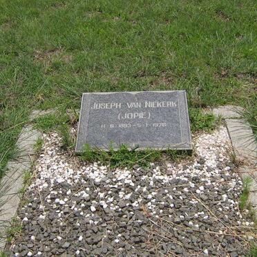 NIEKERK Joseph, van 1893-1976