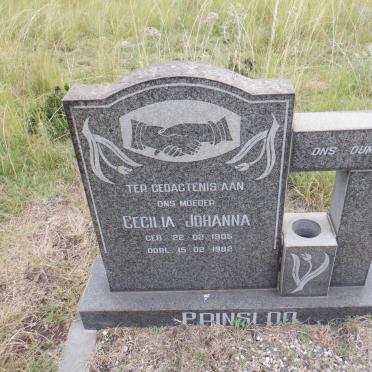 PRINSLOO Cecilia Johanna 1905-1982